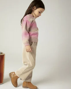 Pantalone Mayoral beige in velluto a costine