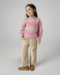 Pantalone Mayoral beige in velluto a costine