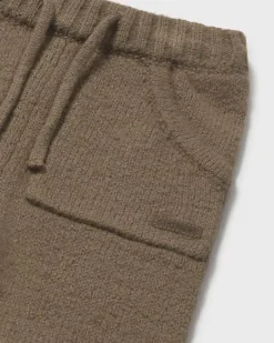 Pantalone Mayoral marrone lavorato tricot