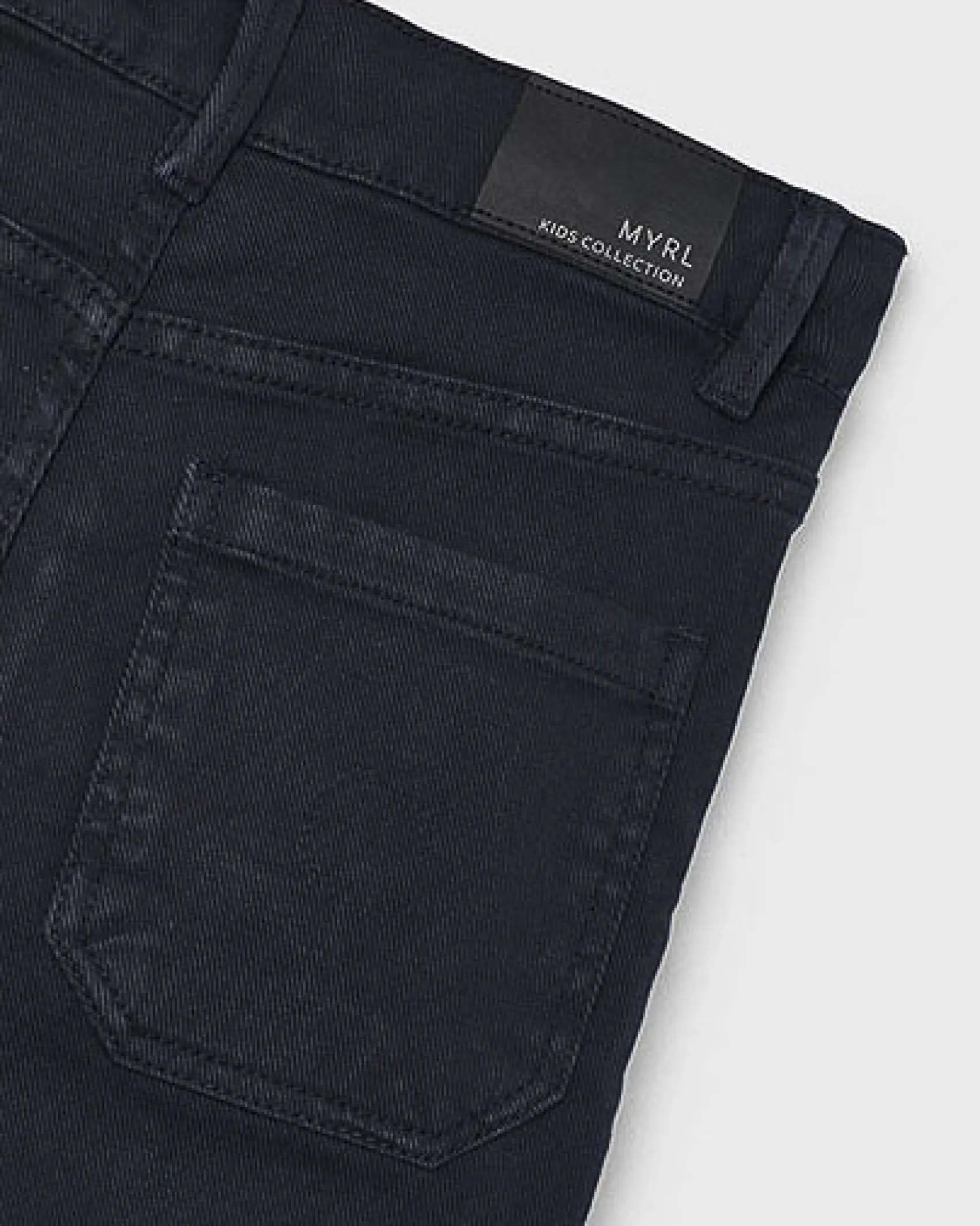 Pantalone Mayoral straight blu in cotone stretch