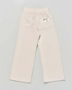 Pantalone palazzo Dixie beige in scuba
