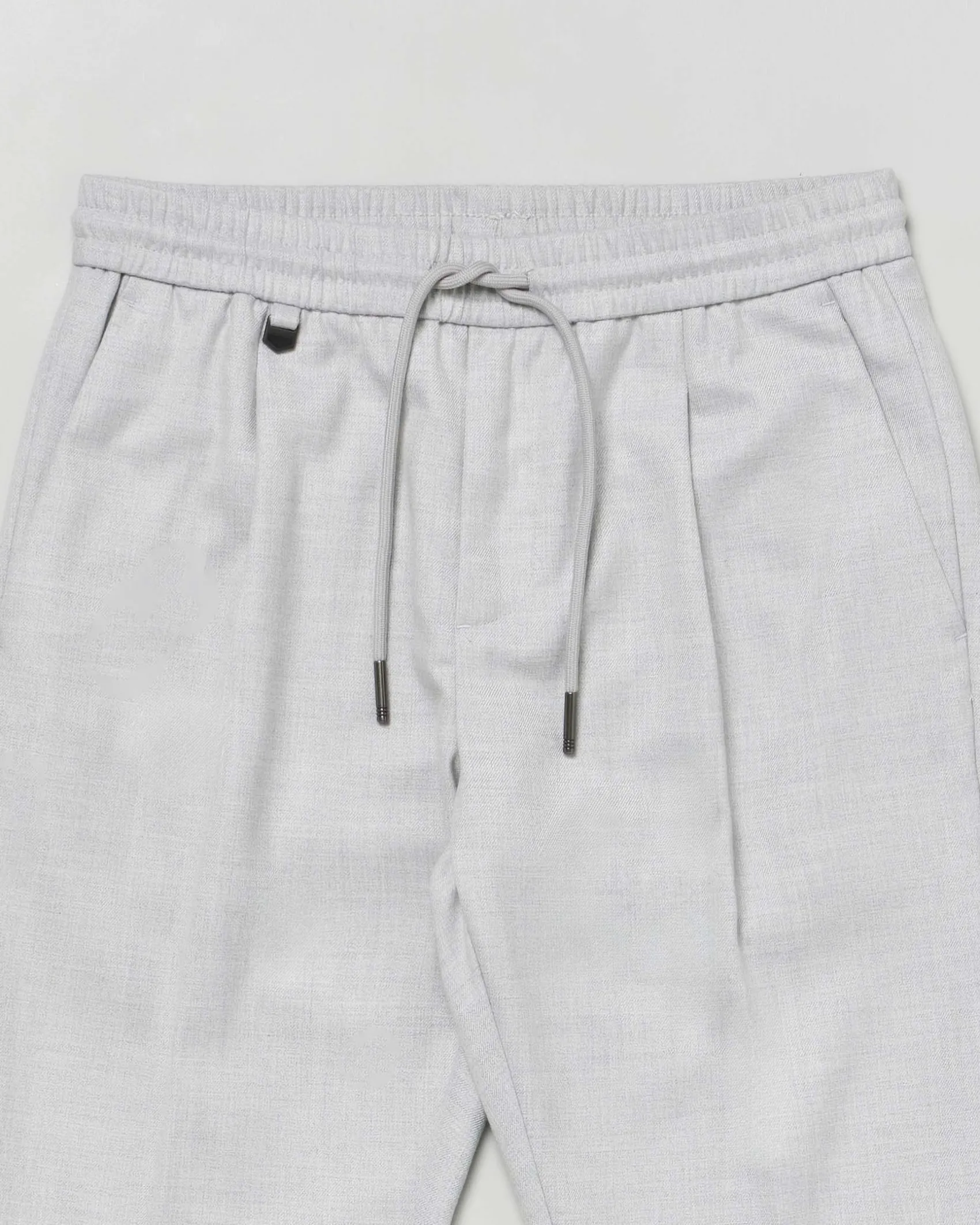 Pantaloni Antony Morato in flanella in misto viscosa grigio con coulisse
