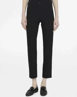 Pantaloni eleganti Liu Jo Jeans neri con tasche a filetto davanti