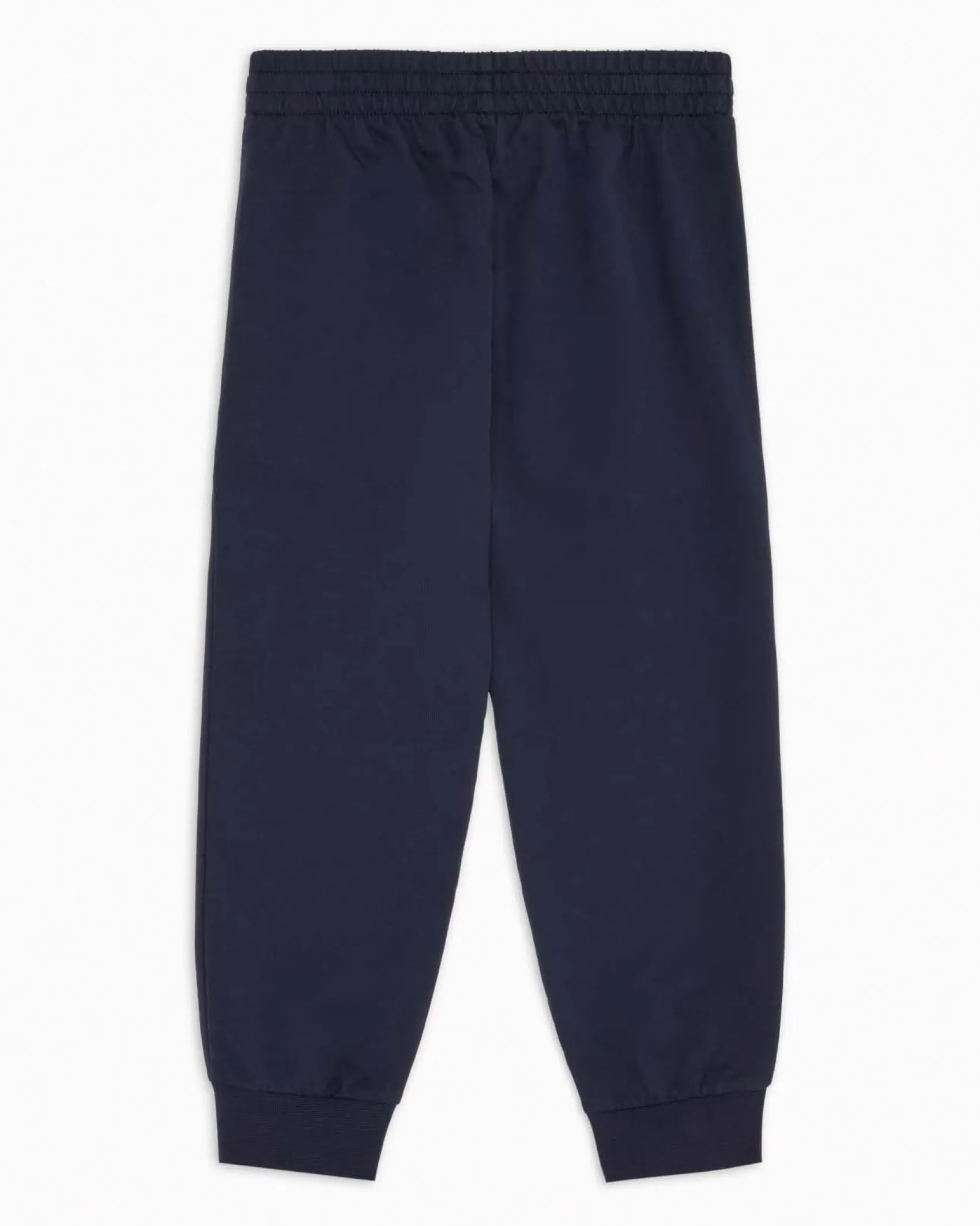 Pantaloni jogger EA7 blu in felpa di cotone
