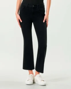 Pantaloni neri a trombetta Liu Jo in misto cotone