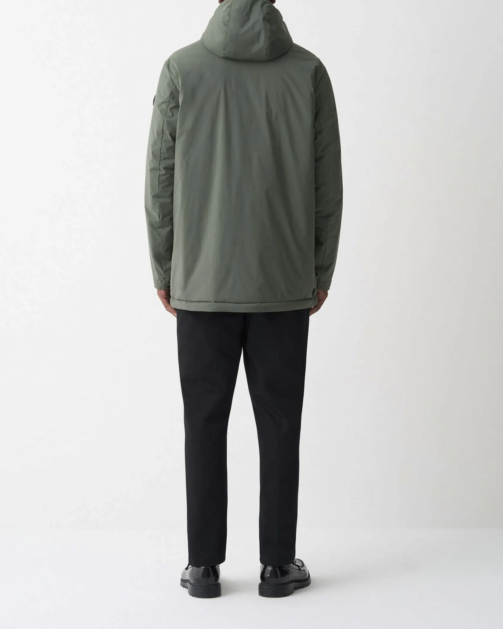 Parka Colmar Originals verde militare in tessuto stretch