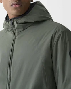 Parka Colmar Originals verde militare in tessuto stretch