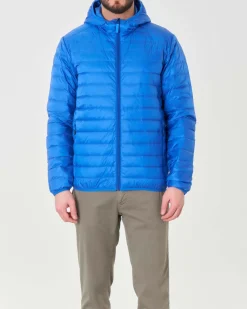 Piumino 100 grammi Pellizzari blu royal con cappuccio