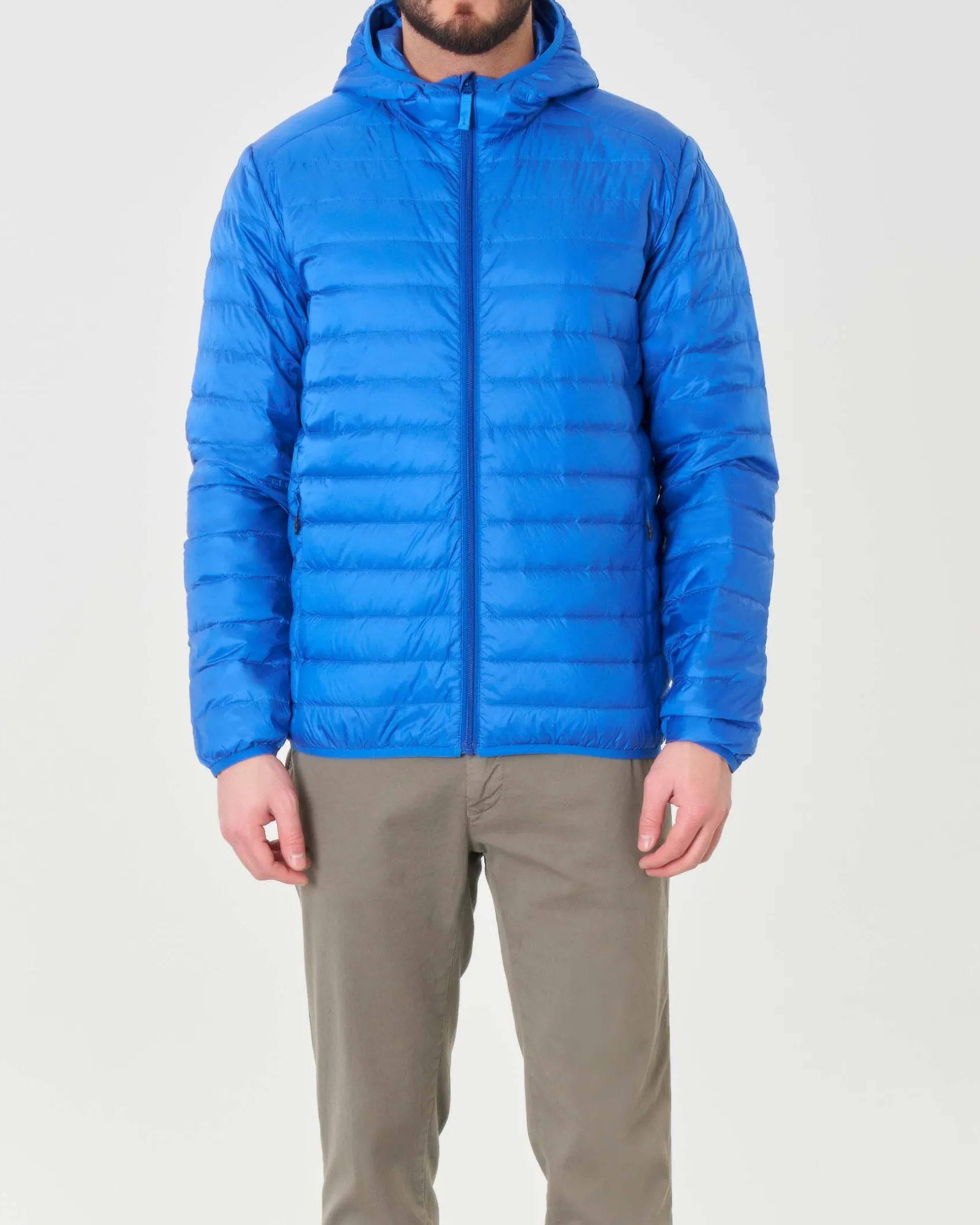 Piumino 100 grammi Pellizzari blu royal con cappuccio