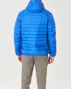 Piumino 100 grammi Pellizzari blu royal con cappuccio