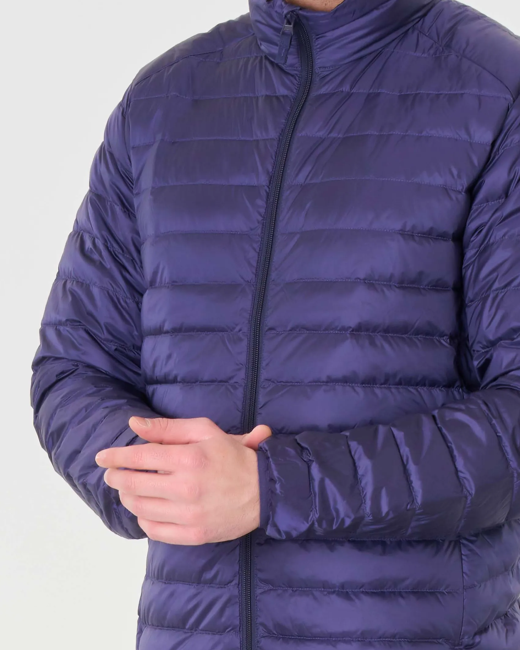 Piumino 100 grammi Pellizzari blu indaco senza cappuccio