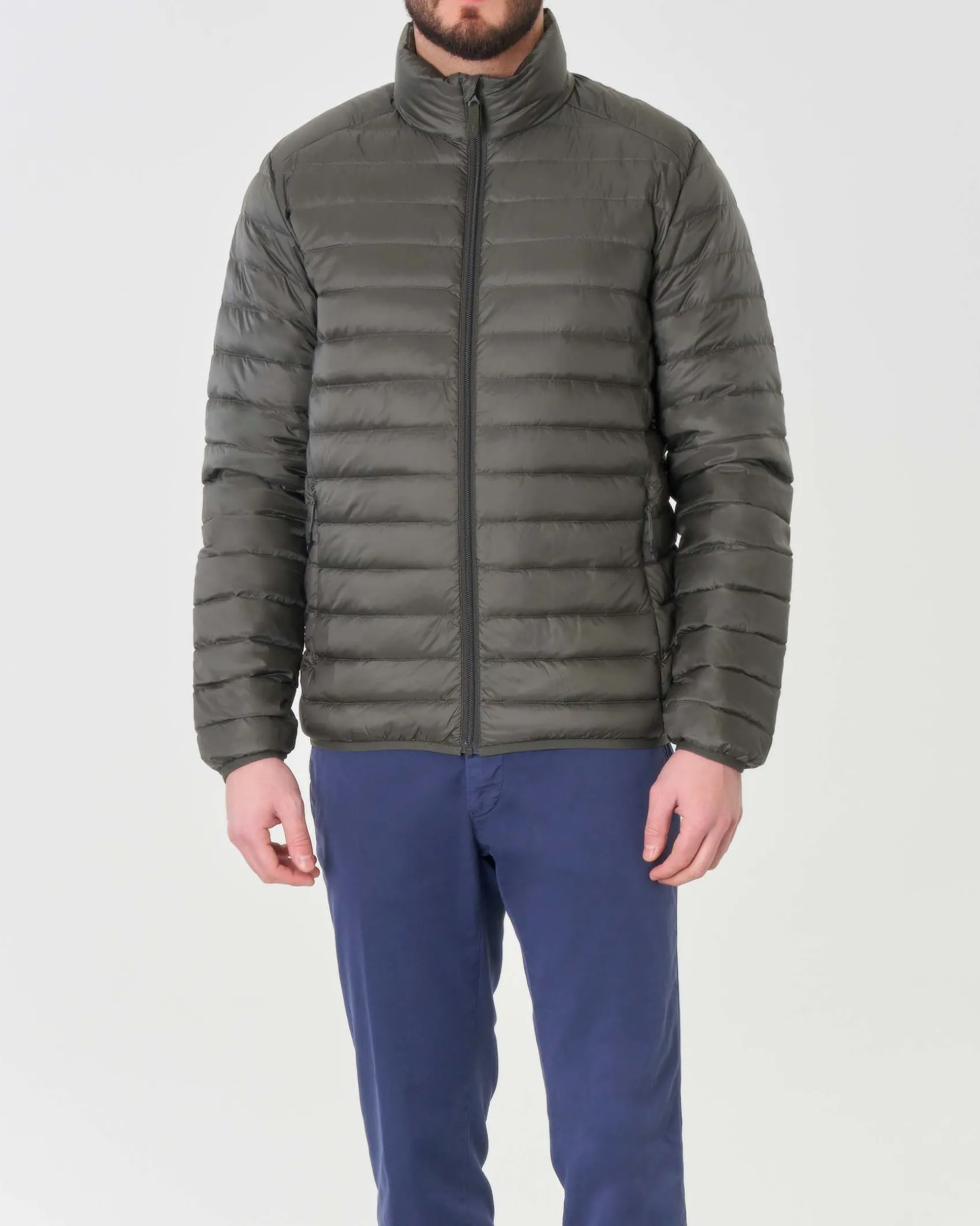 Piumino 100 grammi Pellizzari verde militare senza cappuccio