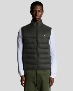 Piumino gilet 100 grammi Lyle & Scott nero