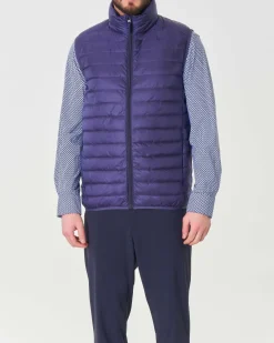 Piumino gilet Pellizzari 100 grammi blu indaco