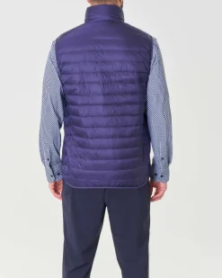 Piumino gilet Pellizzari 100 grammi blu indaco