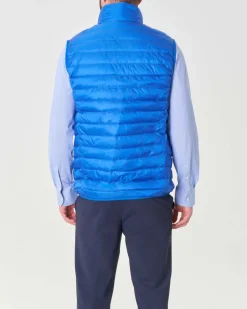 Piumino gilet Pellizzari 100 grammi blu royal
