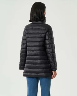Piumino nero Emme Marella con collo alto