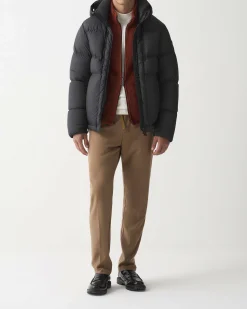 Piumino Puffy Colmar Originals nero con cappuccio staccabile