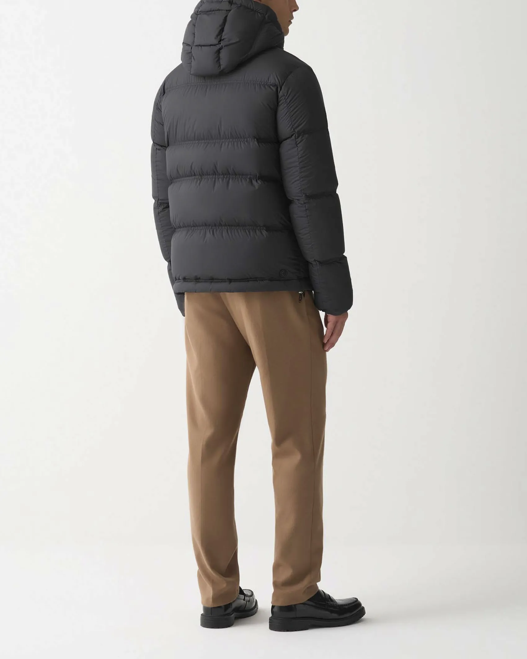Piumino Puffy Colmar Originals nero con cappuccio staccabile
