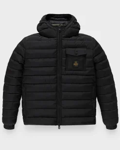 Piumino Refrigiwear Hunter Jacket nero con cappuccio