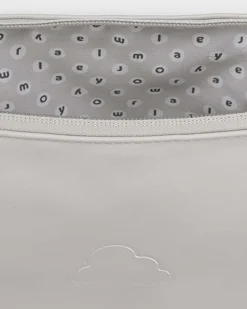 Pochette ecopelle gesso