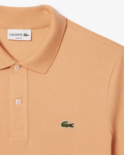 Polo albicocca slim fit PH4012 in petit piqué