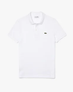 Polo bianca slim fit PH4012 in petit piqué