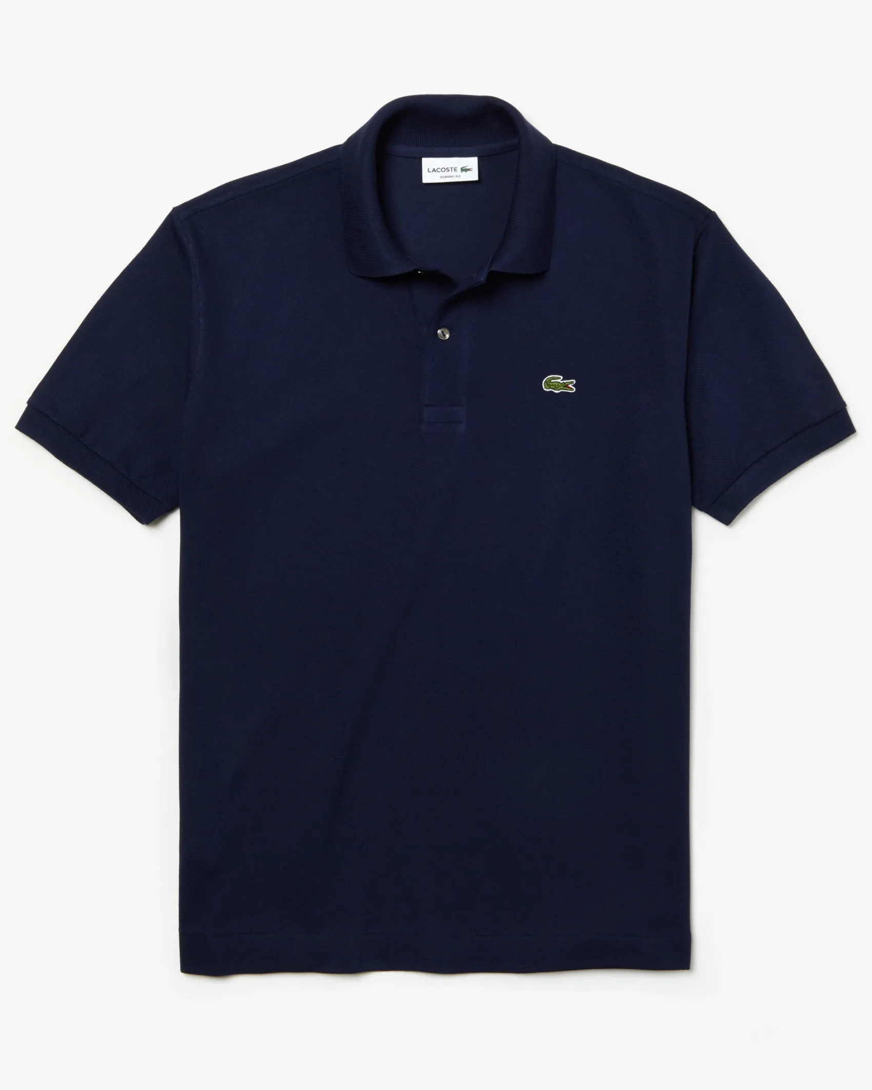 Polo blu classic fit L.12.12 in petit piqué
