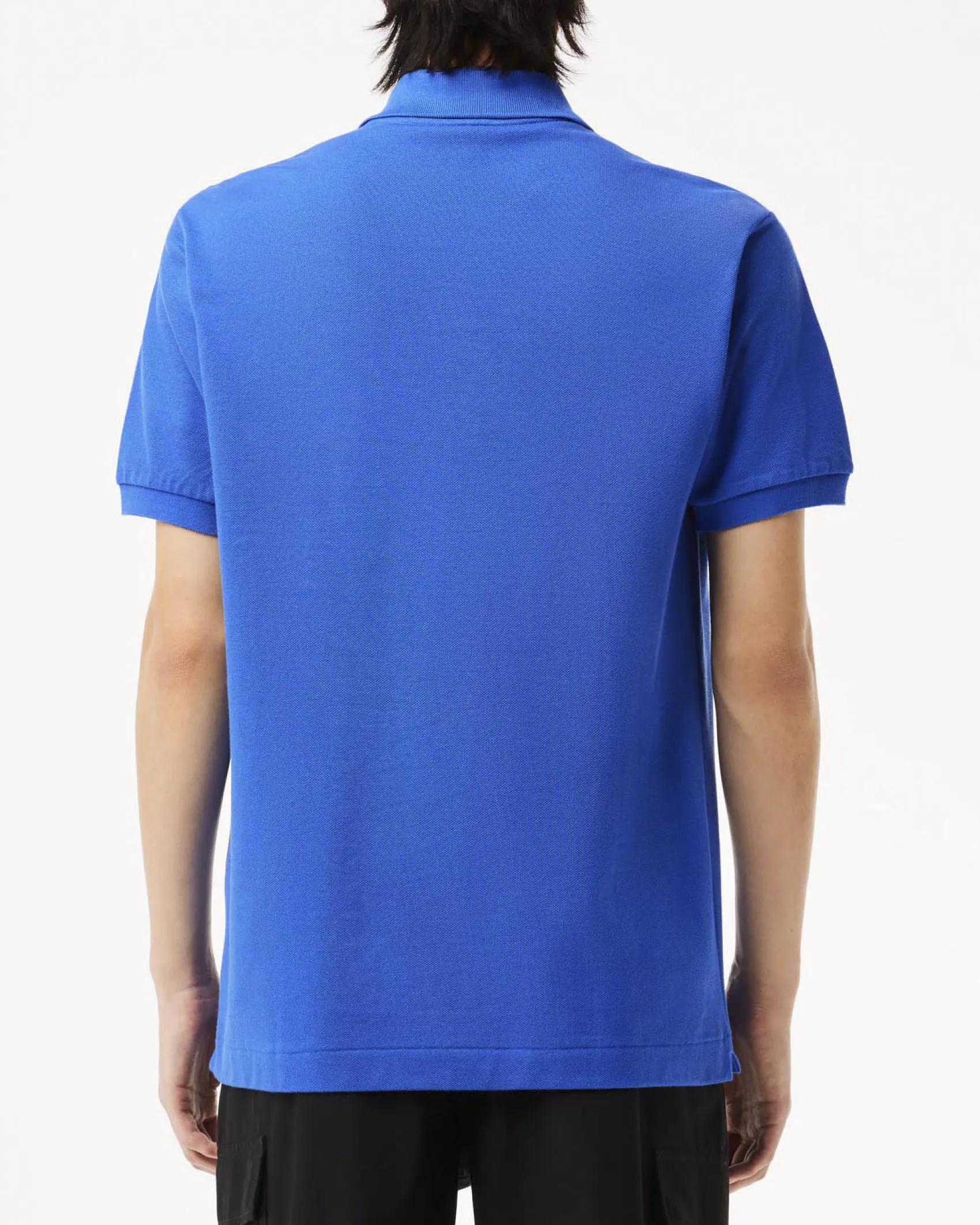 Polo blu royal classic fit L.12.12 in petit piqué