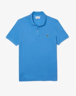 Polo blu royal slim fit PH4012 in petit piqué
