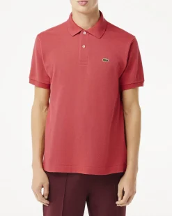 Polo corallo classic fit L.12.12 in petit piqué