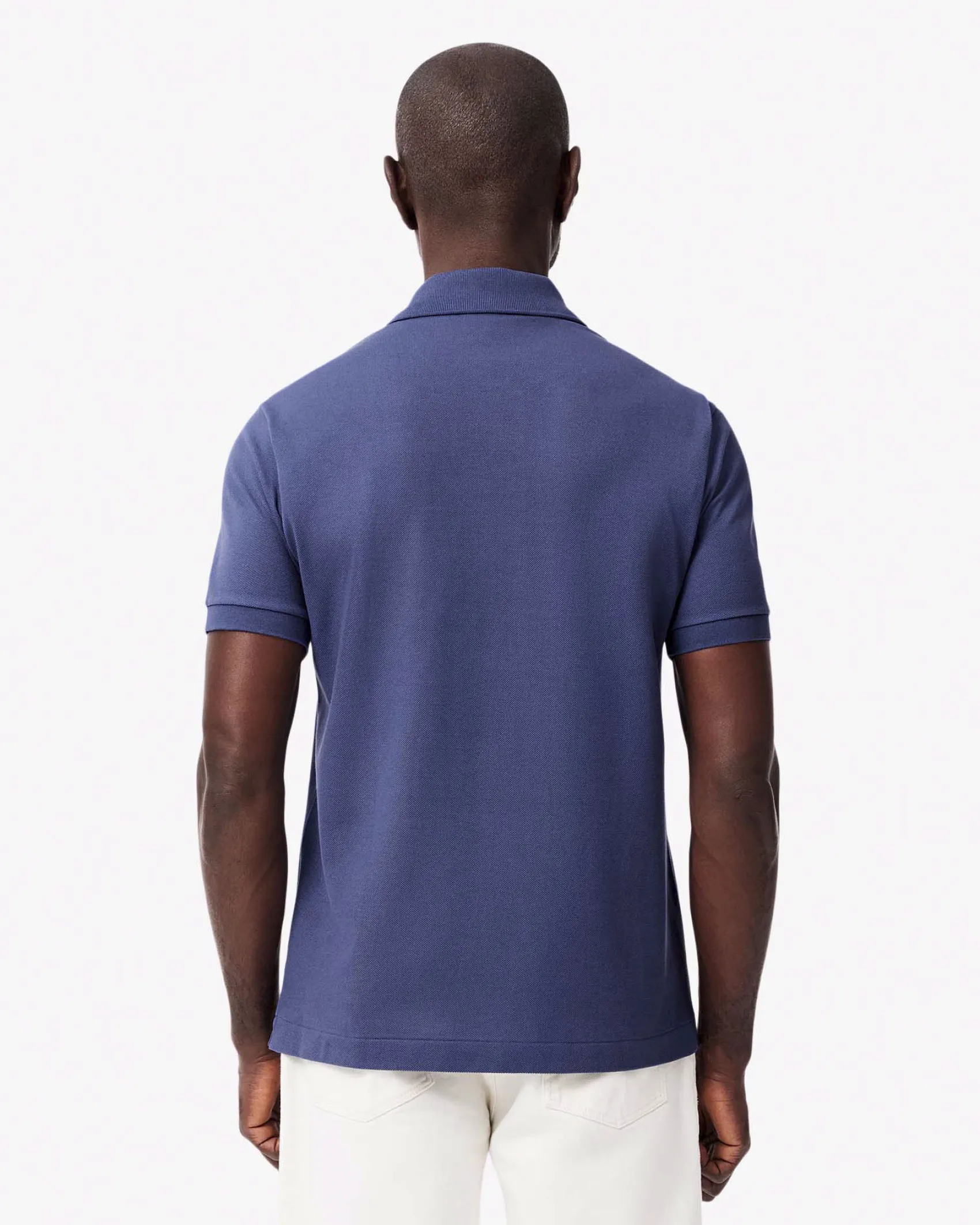 Polo Lacoste viola classic fit L.12.12 in petit piqué