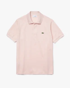 Polo rosa pesca classic fit L.12.12 in petit piqué