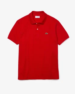 Polo rossa classic fit L.12.12 in petit piqué