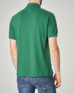 Polo verde classic fit L.12.12 in petit piqué