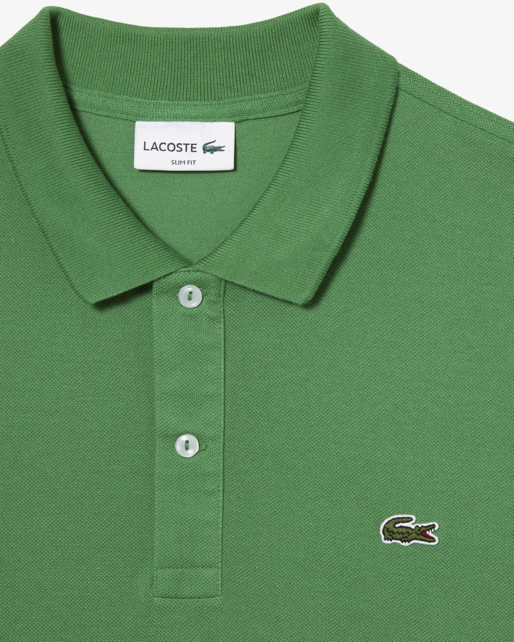 Polo verde slim fit PH4012 in petit piqué