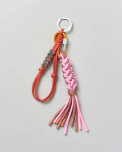 Portachiavi Pinko scooby doo rosa e cammello con charsm logato