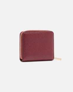 Portafoglio Liu Jo Accessories bordeaux effetto pelle in rilievo