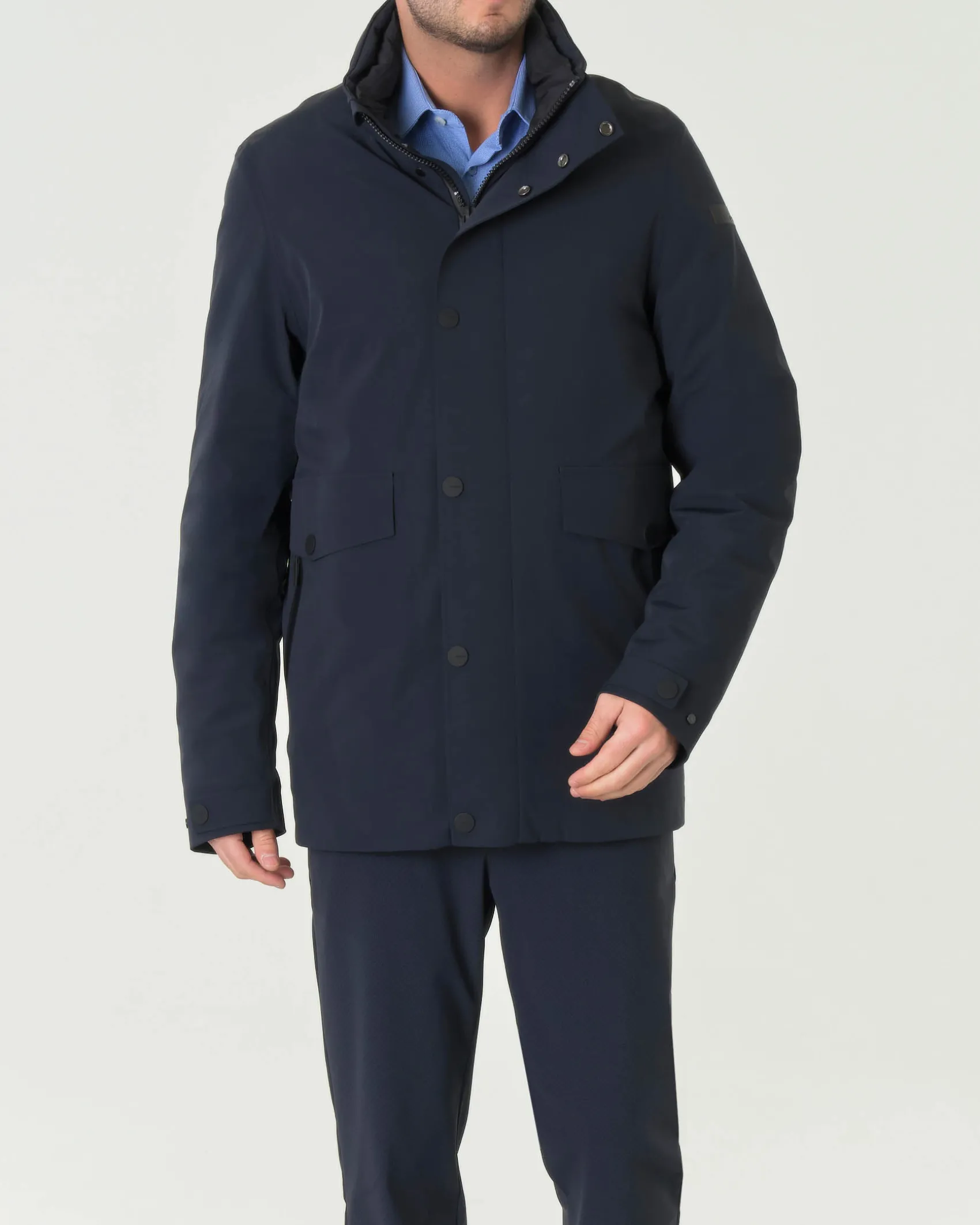R.R.D. Egg Floating Parka blu