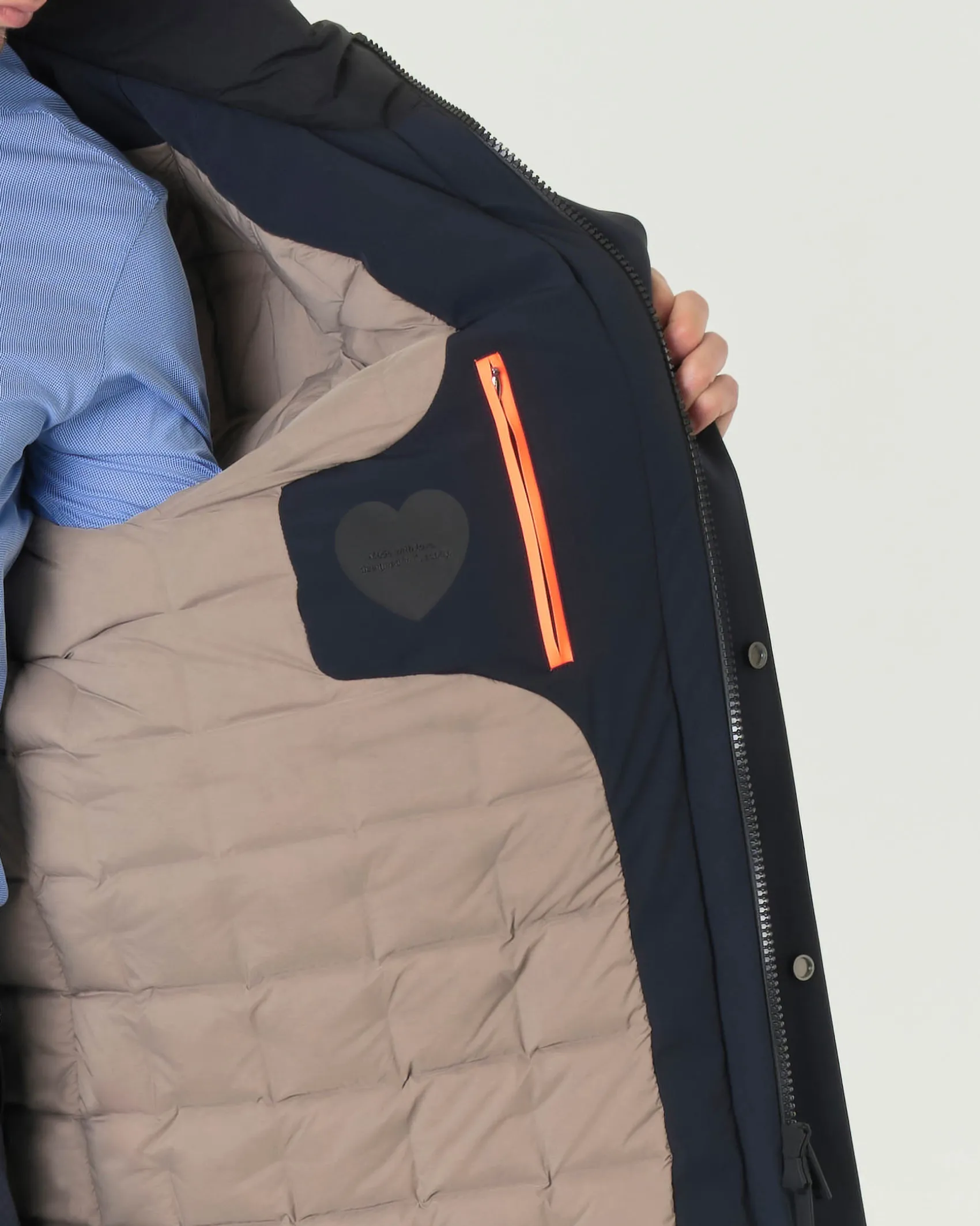 R.R.D. Egg Floating Parka blu