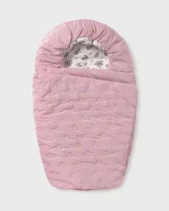 Sacco ovetto rosa con nuvolette