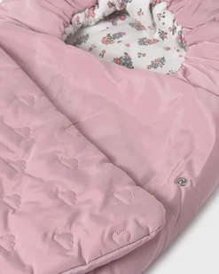 Sacco ovetto rosa con nuvolette