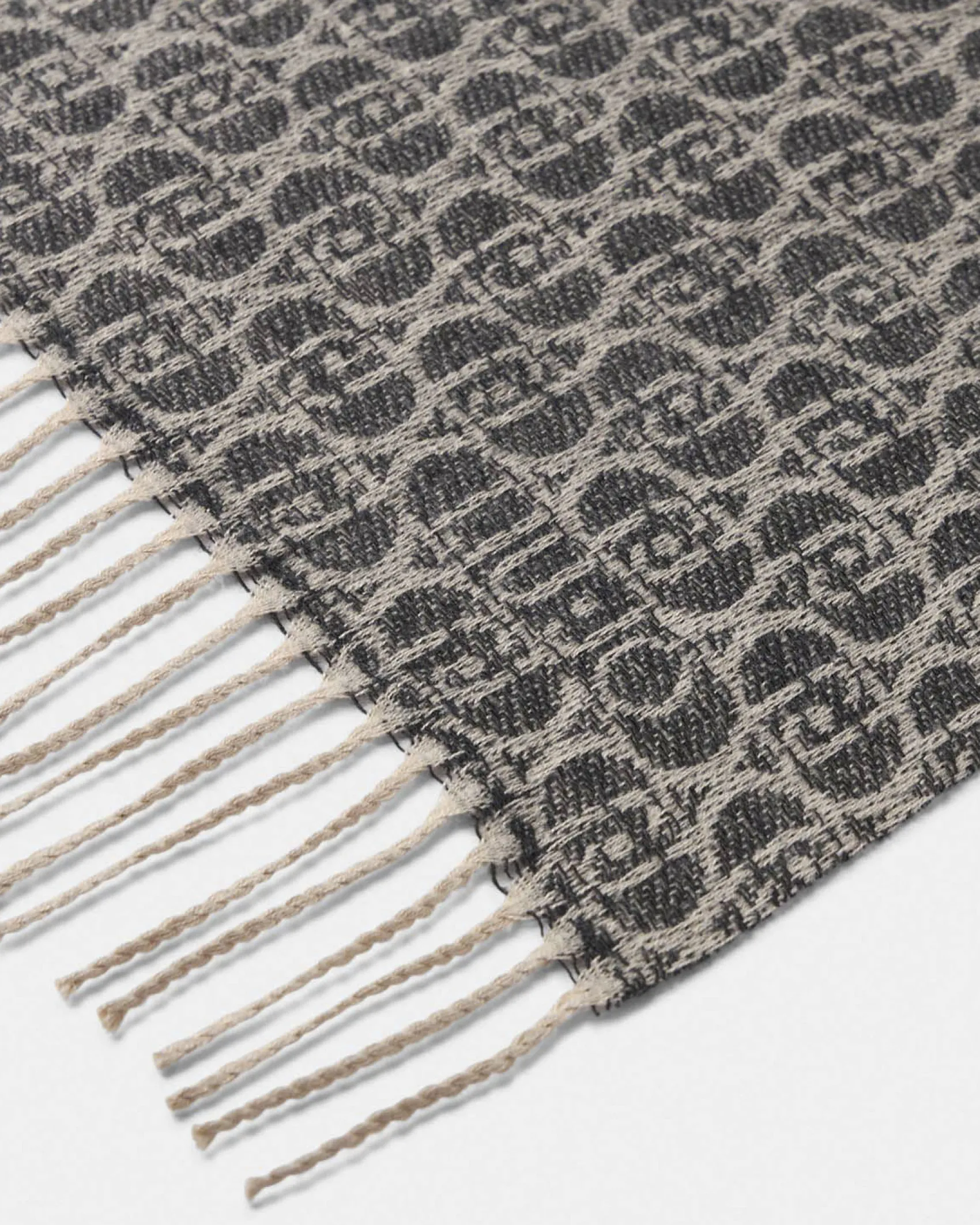 Sciarpa Liu Jo Accessories nera con motivo logo in rilievo