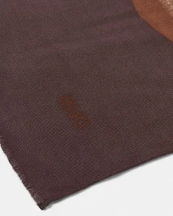 Sciarpa Liu Jo Accessories marrone in viscosa con motivo grafico
