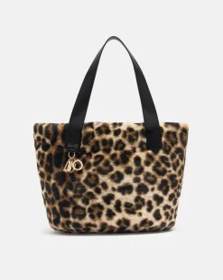 Shopping bag Liu Jo Accessories animalier in pelliccia sintetica