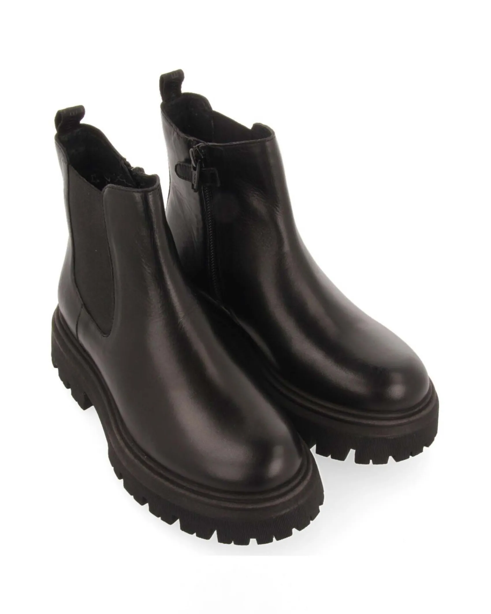 Stivaletto Gioseppo nero Hetland Chelsea in pelle