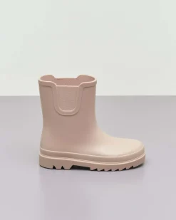 Stivaletto Tokyo da pioggia in gomma beige