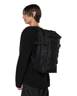 Trail Mountaineer Bag Rains nera in tessuto tecnico impermeabile effetto gommato