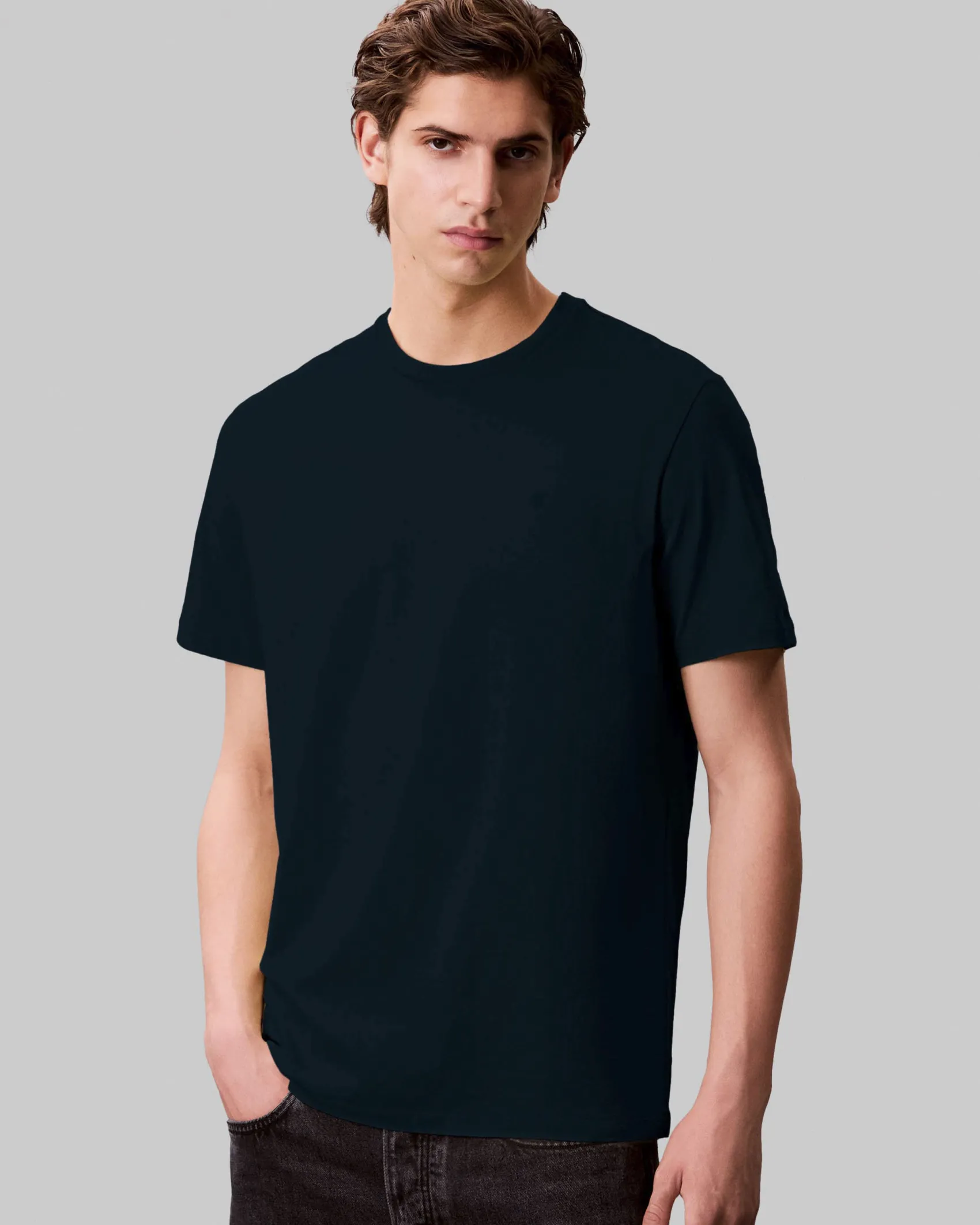 T-shirt Calvin Klein Jeans blu in cotone