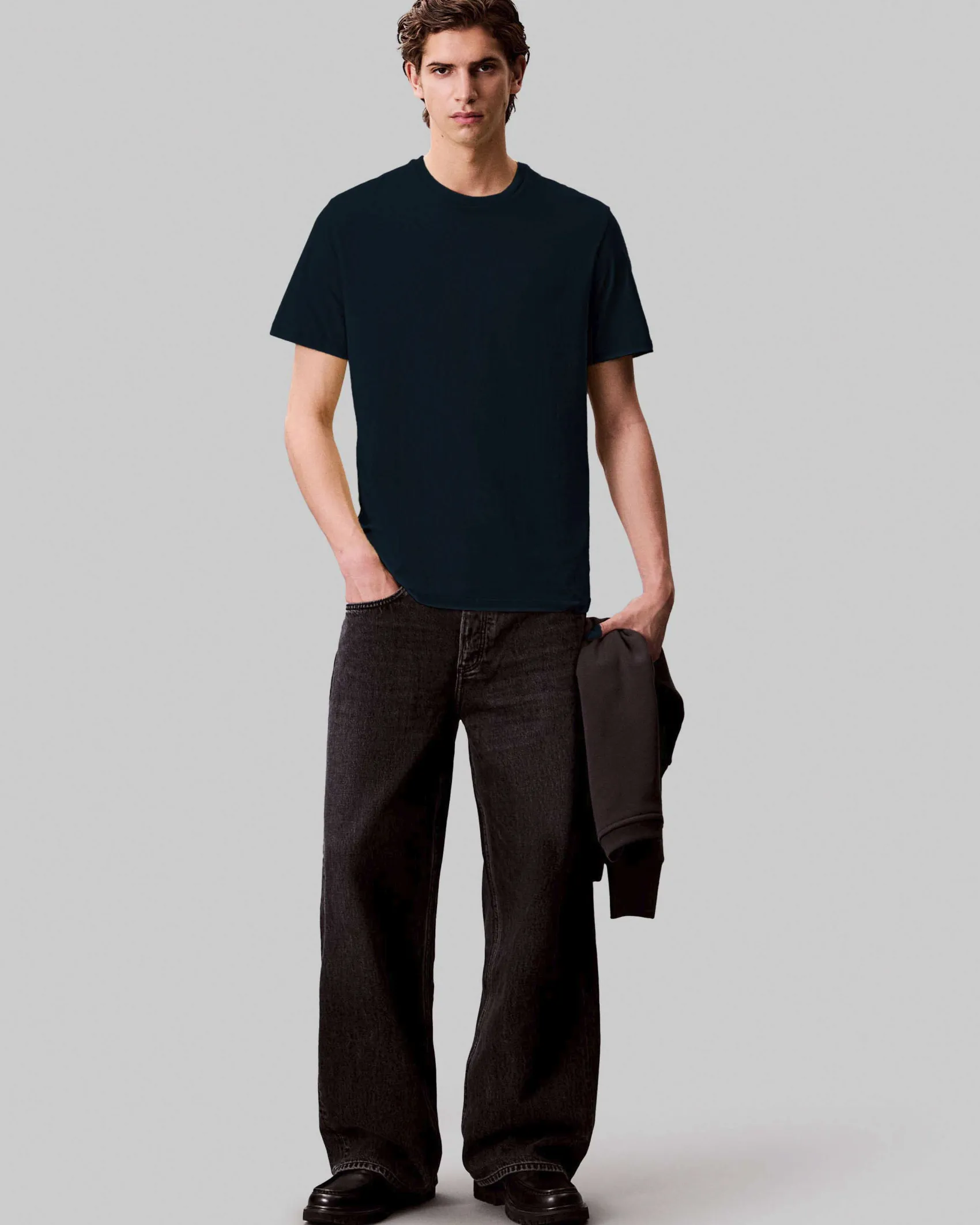 T-shirt Calvin Klein Jeans blu in cotone